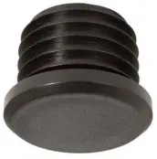 BOLSA 50 CONTERA REDONDA PLASTICO INTERIOR NEGRO 16mm