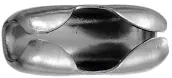 BOLSA 100 ENGANCHE TUBULAR CADENA BOLAS 3,2 CROMADA 0564432