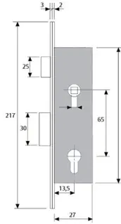 CERRADURA 220015HZ TESA