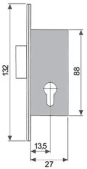 CERRADURA 220115HZ TESA