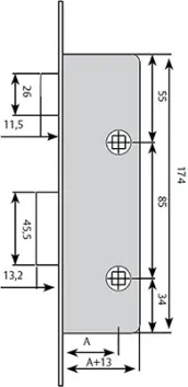 CERRADURA 221428AI TESA