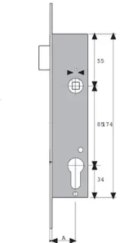 CERRADURA 2219203AI TESA