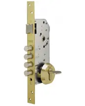CERRADURA SEGURIDAD R100B566E 50mm T60 FRENTE ORO TESA