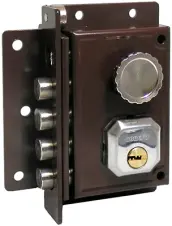 CERRADURA SEGURIDAD C911D BOMB.REDONDO DCHA DORCAS