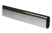 PAQ. 15 TUBOS ARMARIO OVAL CROMO 4mt 14x25mm
