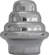 CAJA 100 TAPON REMATE RIZADO CROMO 12mm 73313 MICEL