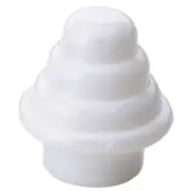 CAJA 100 TAPON REMATE RIZADO BLANCO 12mm 73318 MICEL