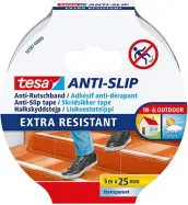 ROLLO CINTA ANTIDESLIZANTE TRANSPARENTE 5mt x25mm TESA