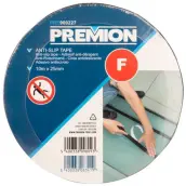 ROLLO CINTA ANTIDESLIZANTE NEGRA 10mt x25mm PRE900227 PREMION