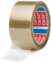 ROLLO PRECINTO SOLVENTE TRANSPARENTE 132mt x50mm 4089 TESA