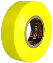 PAQ. 10 ROLLOS CINTA AISLANTE AMARILLA 19mm x20mt MIARCO