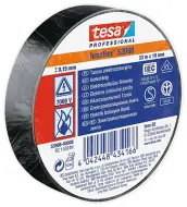 PAQ. 10 ROLLOS CINTA AISLANTE NEGRA 19mm x10mt TESA