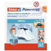 BLISTER 14 TIRAS ADHESIVAS PEQ. 1kg POWERSTRIPS 58560 TESA