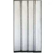 KIT MOSQUITERA PUERTA NEGRA LAMAS 100x220cm EPID