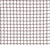 ROLLO 25mt TELA PLASTICO MARRON 10x10mm 2017225 CUADRANET NORTENE