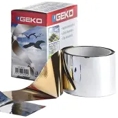 ROLLO CINTA ANTIPAJAROS PLATA/ORO 100mt x 7cm 240/10 GEKO