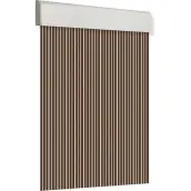 CORTINA PUERTA 120x210cm PLANA TOSCA nº1 MARRON-BEIG