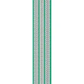 CORTINA PUERTA 120x210cm PLANA TOSCA nº7 CRISTAL-VERDE