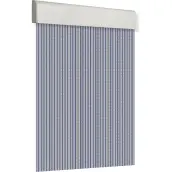 CORTINA PUERTA 120x210cm PLANA TOSCA nº9 CRISTAL-MALVA