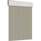 CORTINA PUERTA 120x210cm PLANA TOSCA nº10 CRISTAL-ORO