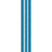 CORTINA PUERTA 120x210cm PLANA TOSCA nº11 AZUL-BLANCO