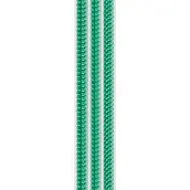 CORTINA PUERTA 120x210cm PLANA TOSCA nº12 VERDE-BLANCO