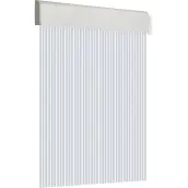 CORTINA PUERTA 120x210cm PLANA TOSCA nº16 CRISTAL-BLANCA