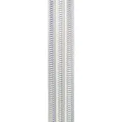 CORTINA PUERTA 120x210cm PLANA TOSCA nº16 CRISTAL-BLANCA