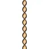 CORTINA PUERTA 90x210cm CORDON ESPIRAL nº1 BEIGE-MARRON