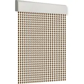 CORTINA PUERTA 90x210cm CORDON ESPIRAL nº2 MARRON-BEIG