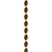 CORTINA PUERTA 90x210cm CORDON ESPIRAL nº2 MARRON-BEIG