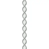 CORTINA PUERTA 90x210cm CORDON ESPIRAL nº3 GRIS-BLANCA