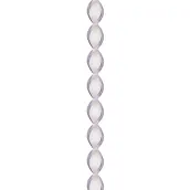 CORTINA PUERTA 90x210cm CORDON ESPIRAL nº5 MALVA-BLANCA