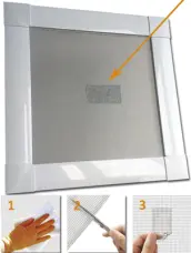 KIT 3 PARCHES ADH. REPARACION MOSQUITERA GRIS 10x8cm EPID
