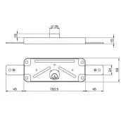 CERRADURA PERSIANA (11-A) 1511AV MCM