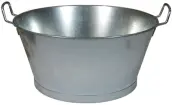 BAÑO GALVANIZADO 35cm 33302 FLORES CORTES