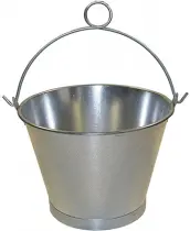 CUBO GALVANIZADO ASA ANILLA 20cm 2lt 33318 FLORES CORTES