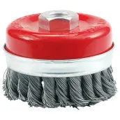 CEPILLO VASO ALAMBRE TRENZADO 100mm M14 06976 VOREL