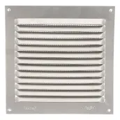 REJILLA VENTILACION 15x15cm ALUM. NATURAL C/MOSQUITERA 20213 AMIG