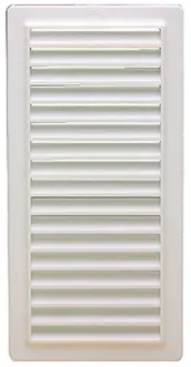 REJILLA VENTILACION PVC 9,8x22,5cm CON MARCO A-200 JAR