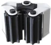 SOPORTE COLGAR 1 PALO CON RODILLO 3803800 GSC