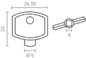 LLAVE PURGAR RADIADOR 13407