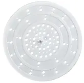 REJILLA FREGADERO SILICONA BLANCA 12cm 8183 WENKO