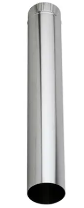 TUBO ESTUFA GALVANIZADO 1mt x 90mm (0,5mm)