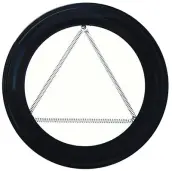 PLAFON VITRIFICADO NEGRO PARA TUBO 80mm PELLET