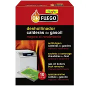DESHOLLINADOR LIQUIDO CALDERAS GASOIL 10x5ml 50229 OK FUEGO