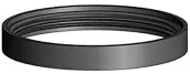 JUNTA SILICONA TUBERIA PELLET 80mm EXOJO