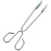 TENACILLA ESPATULA CORTA INOX 26cm 4466 SAUVIC