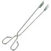 TENACILLA ESPATULA LARGA INOX 35cm 4468 SAUVIC