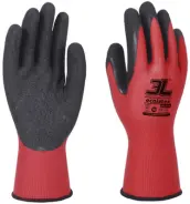 GUANTE LATEX RUGOSO ECOLATEX PEQUEÑA T.7 3L